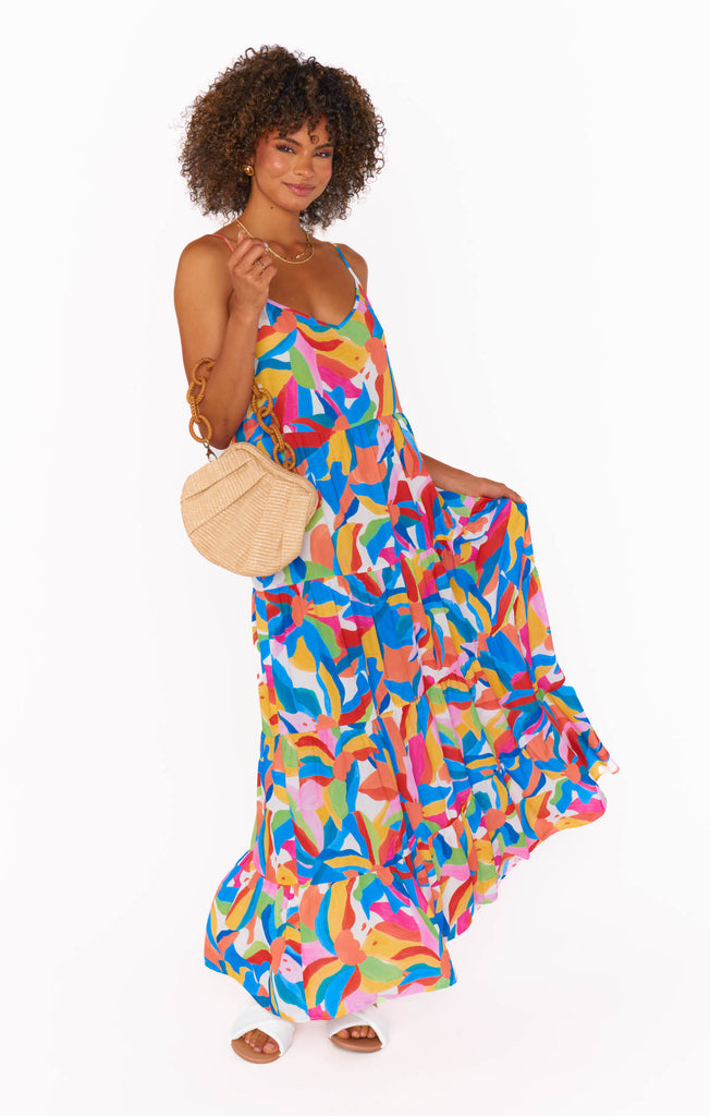 Show Me  Your Mumu Caroline Maxi Rainbow Pop | Vagabond Apparel Boutique