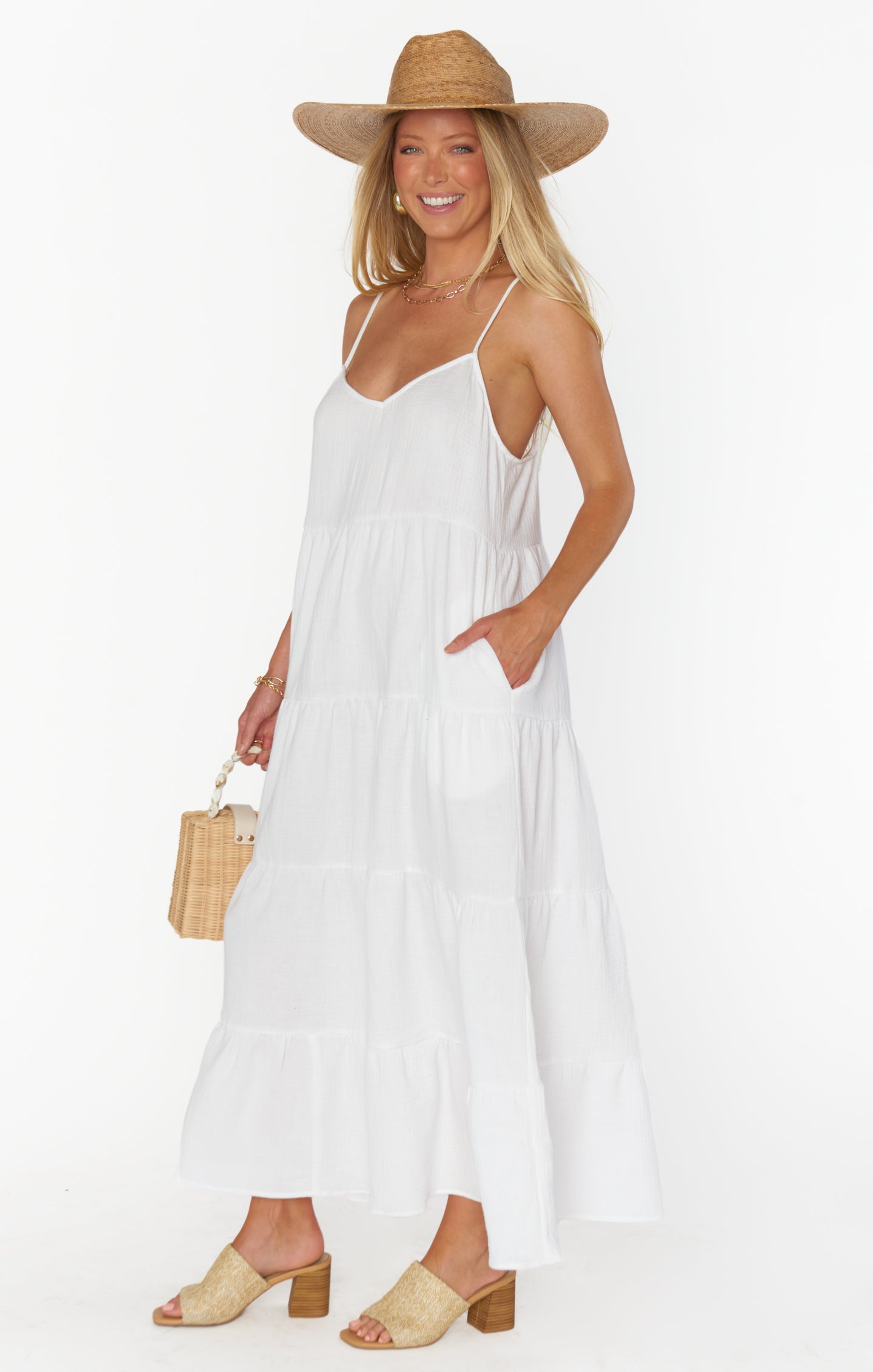 Show Me Your Mumu Caroline Maxi White | Vagabond Apparel Boutique