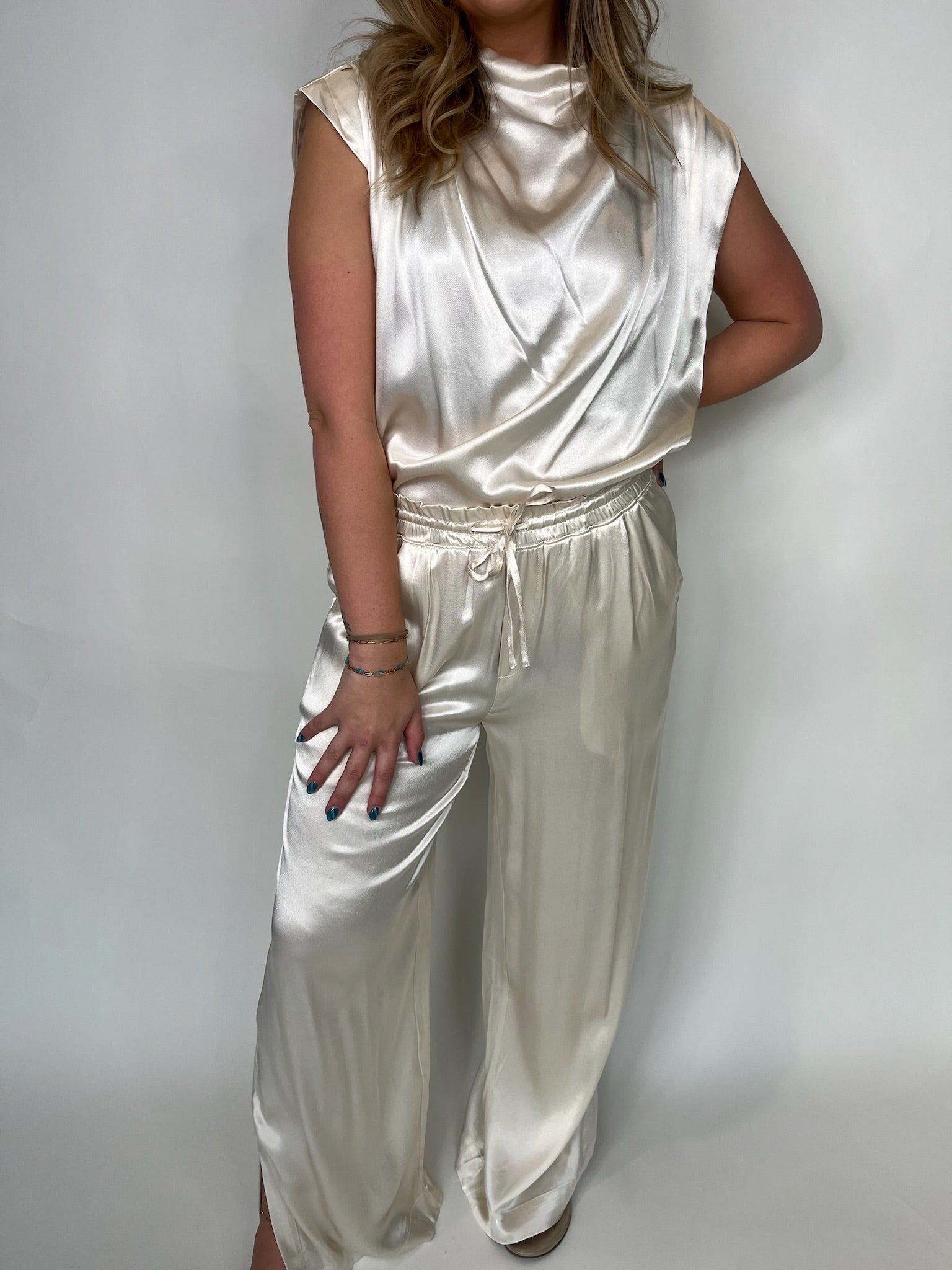 Melissa Nepton Lorene Satin Pant