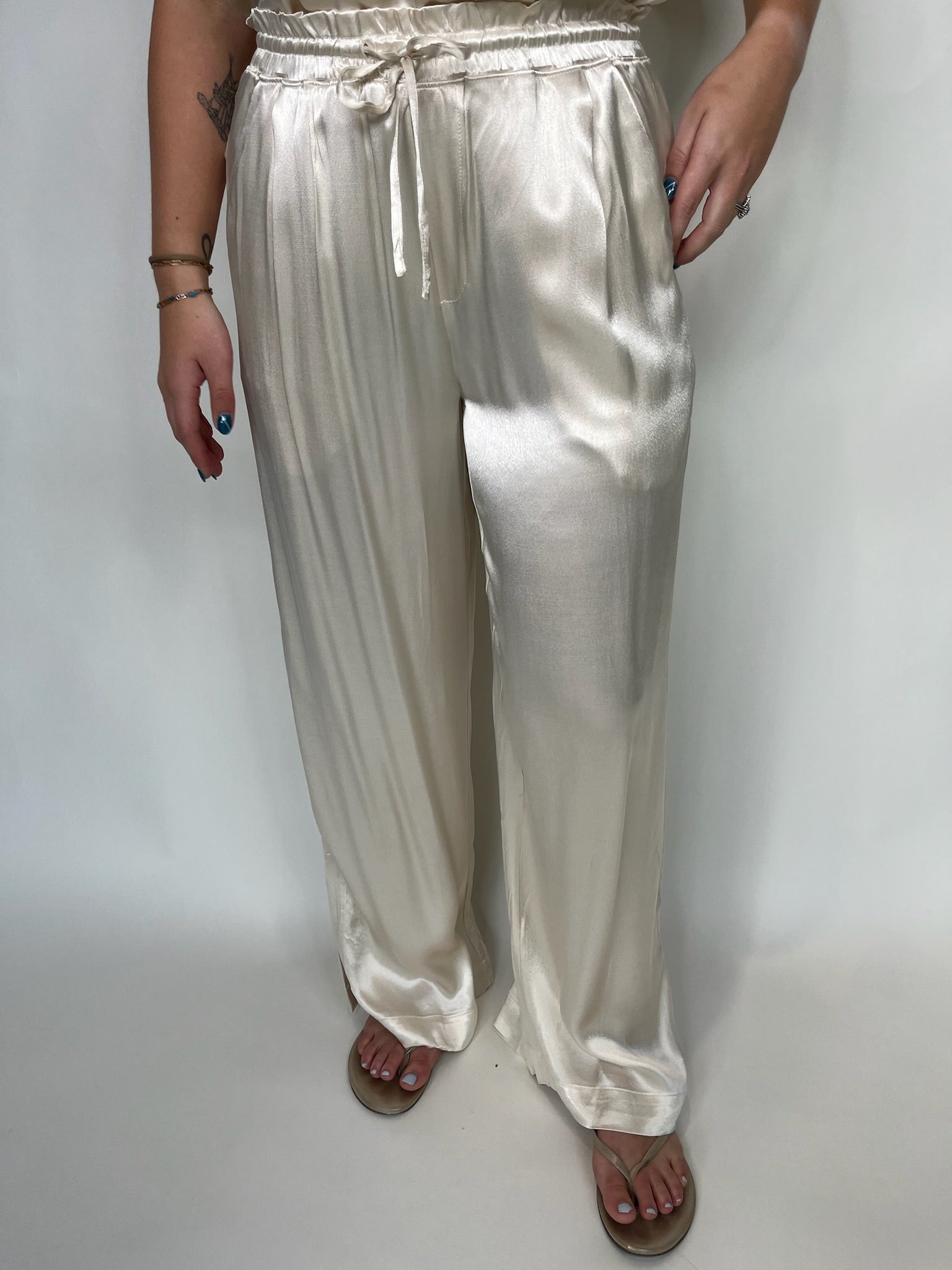 Melissa Nepton Lorene Satin Pant | Vagabond Apparel Boutique