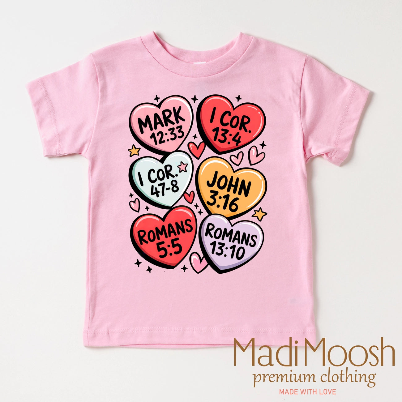 Madi Moosh | Bible Verse Valentines Tee | Vagabond | Apparel | Boutique