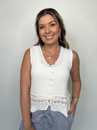 Melissa | Nepton | Briany | Vest | Off White | Vagabond | Apparel | Boutique