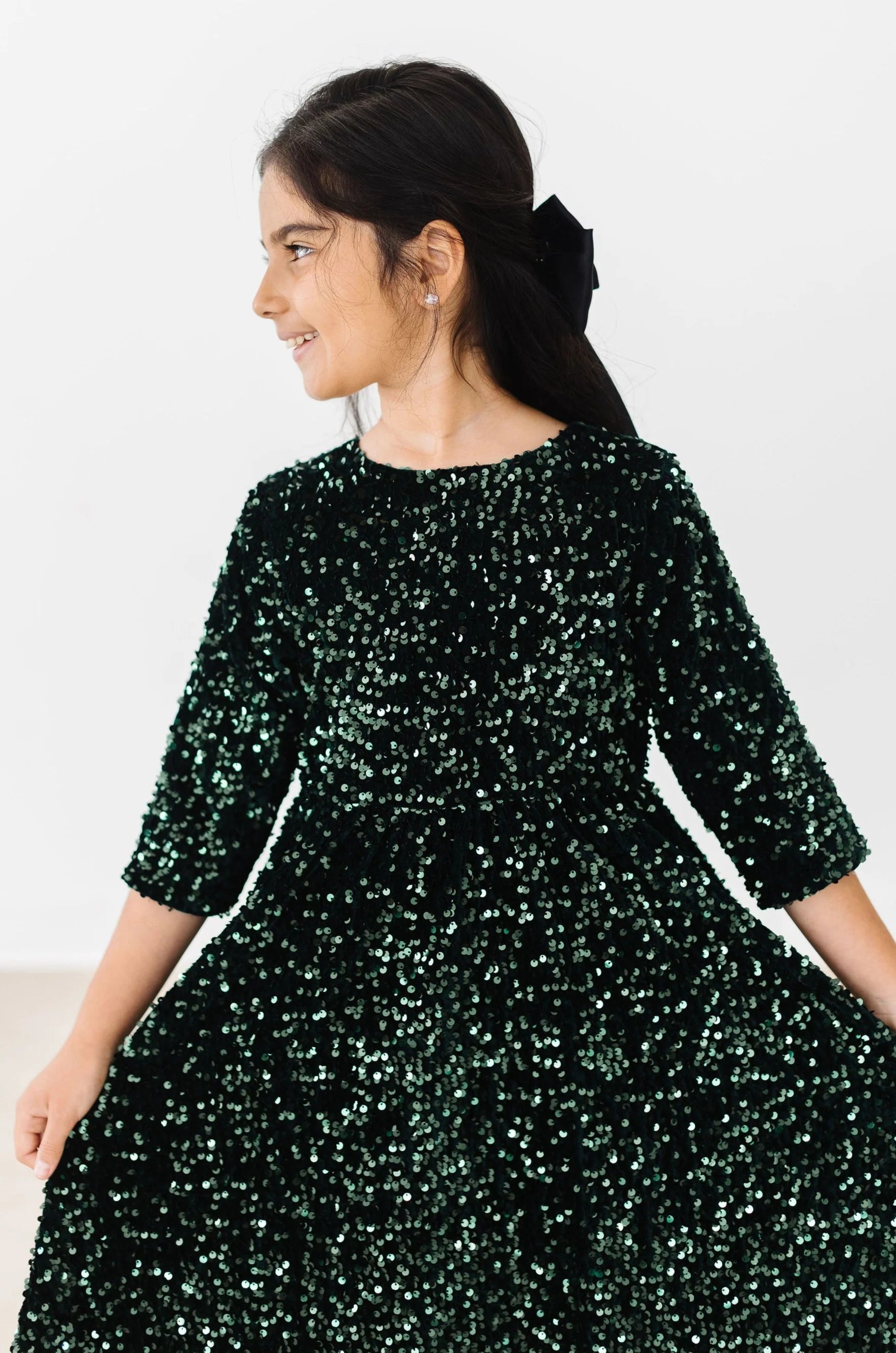 Mila & Rose | Velvet Sequin Dress | Back | Vagabond | Apparel | Boutique
