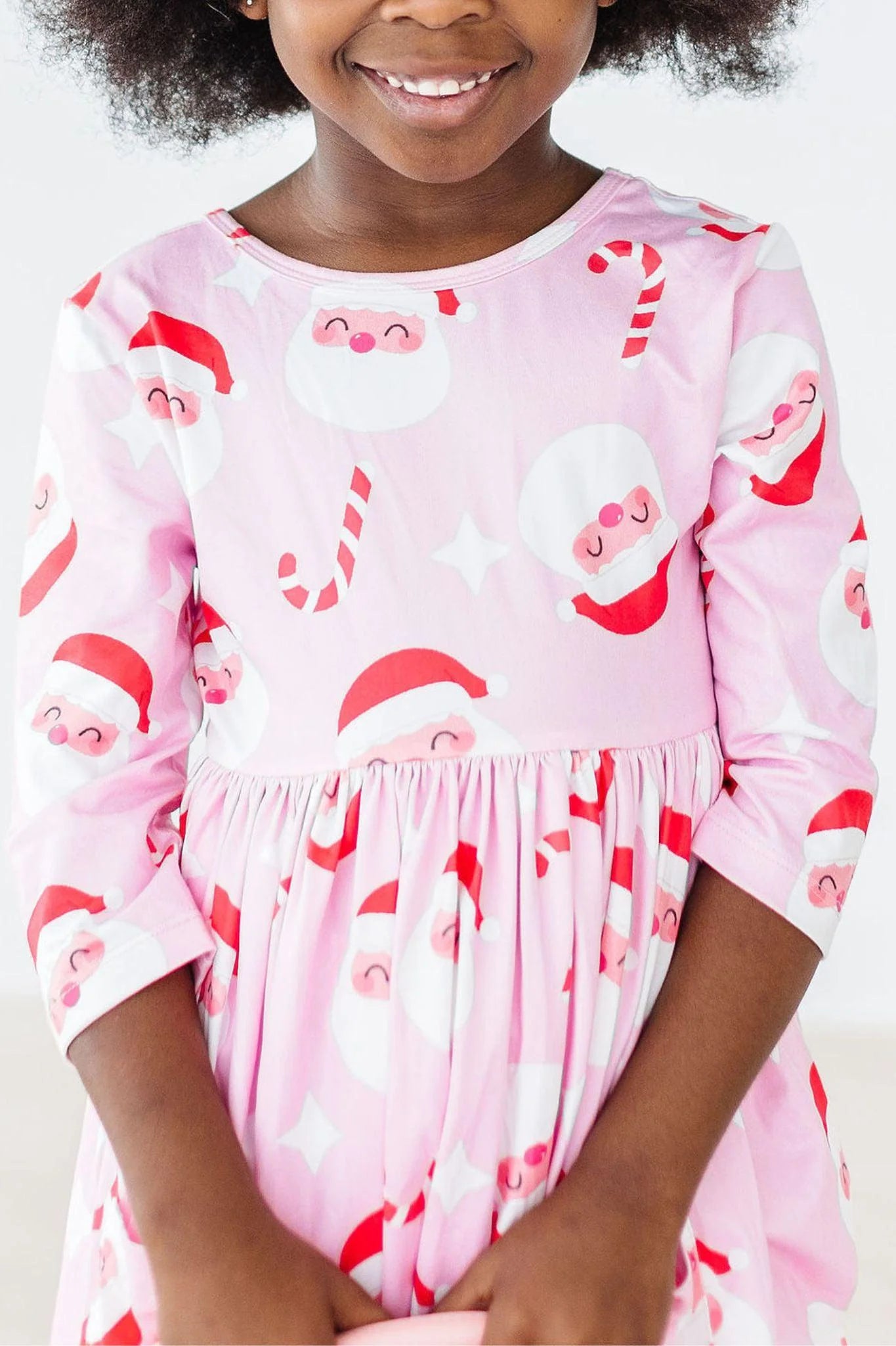 Mila & Rose | Jingle Bells 3/4 Sleeve Pocket Twirl Dress | Close | Vagabond | Apparel | Boutique