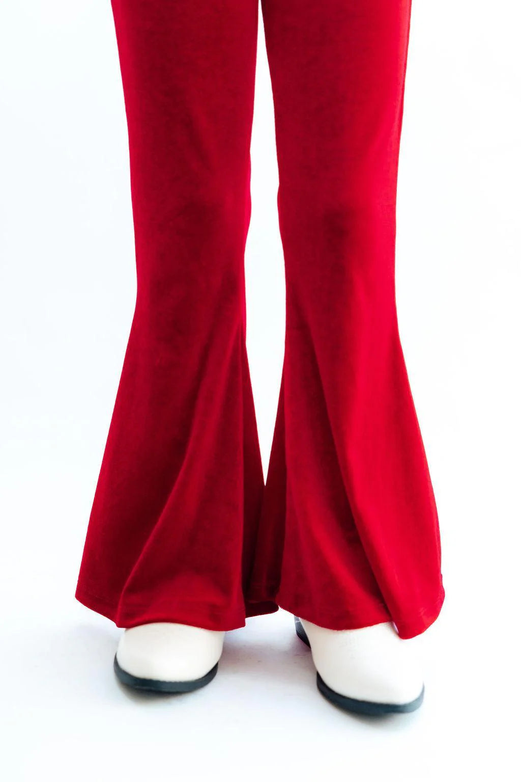 Mila & Rose | Velvet Bell Bottoms | Close | Vagabond | Apparel | Boutique