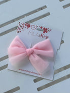 Mila & Rose | Tulle Hair Bow | Light Pink | Vagabond | Apparel | Boutique