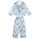 Mini Dreamer | Rainbow & Stars Silky Set | Blue | Vagabond | Apparel | Boutique