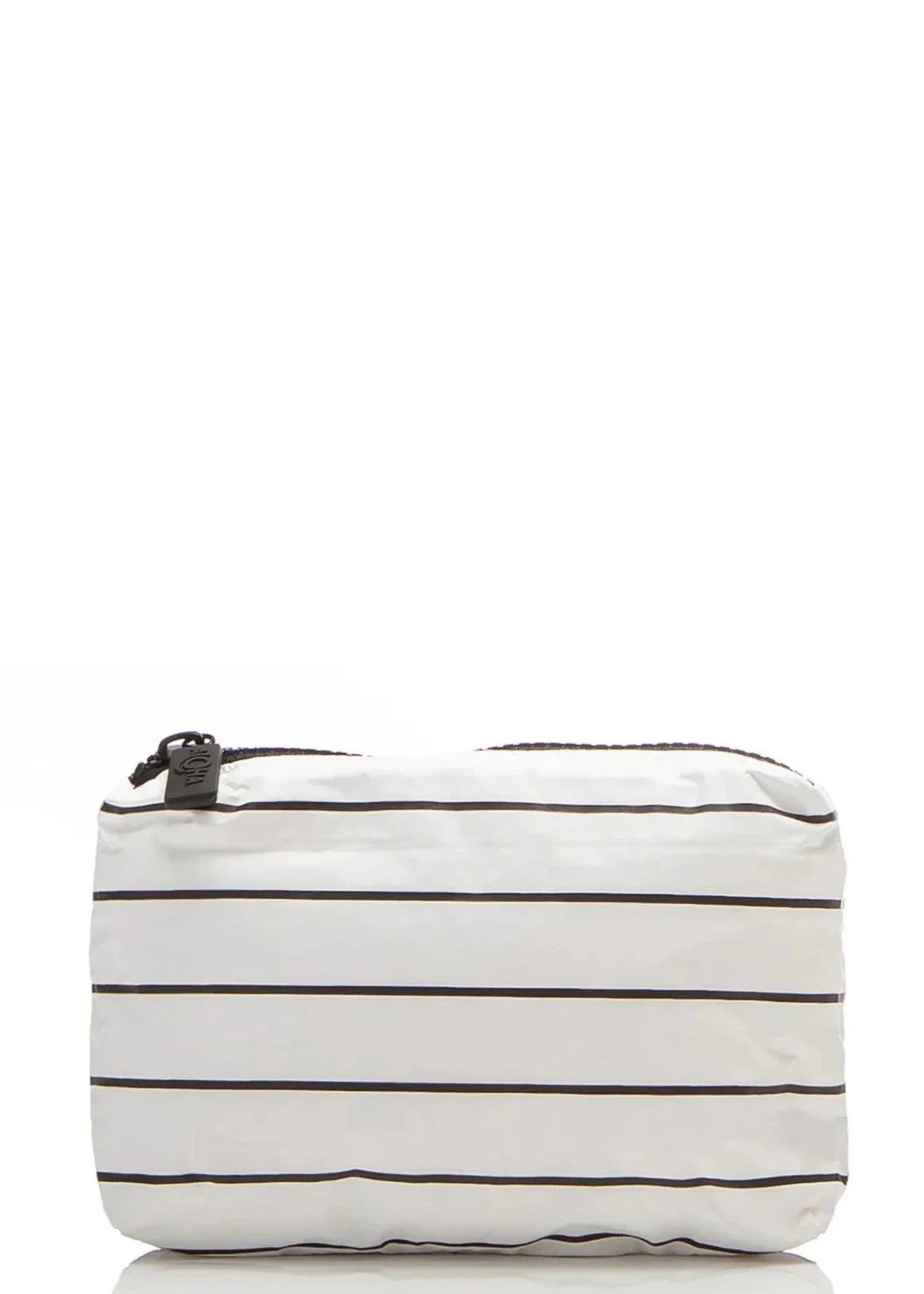 Aloha Mini Pinstripe Pouch Black/White | Vagabond Apparel Boutique