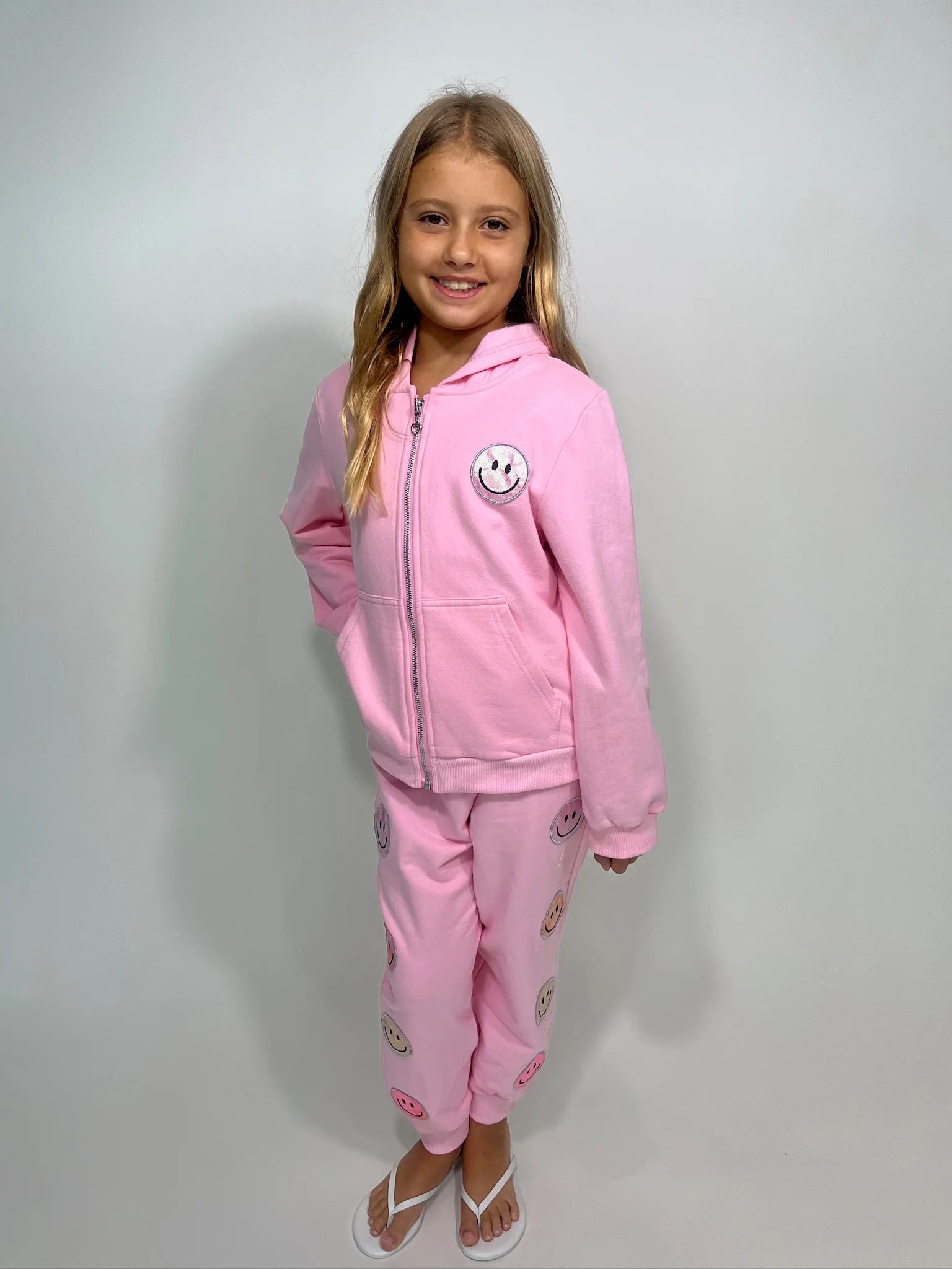 Mini Dreamer |  Alexia Smiley Face Set | Front | Vagabond | Apparel | Boutique