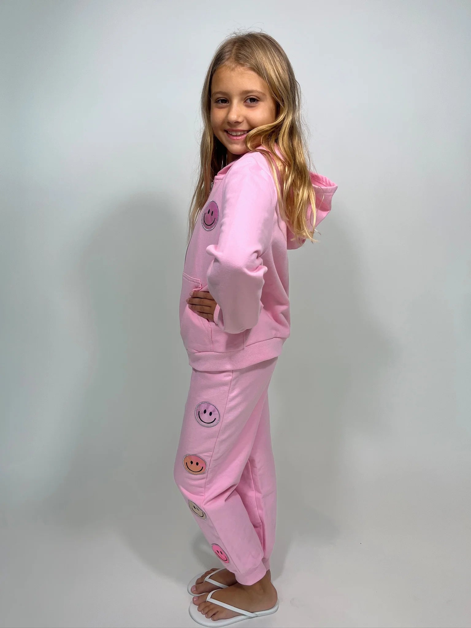 Mini Dreamer |  Alexia Smiley Face Set | Side | Vagabond | Apparel | Boutique