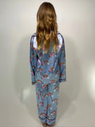 Mini Dreamer | Rainbow & Stars Silky Set | Back | Vagabond | Apparel | Boutique