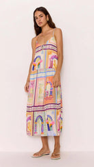 Mink Pink | Elysia Dropped Hem Maxi Dress | Front | Vagabond | Apparel | Boutique