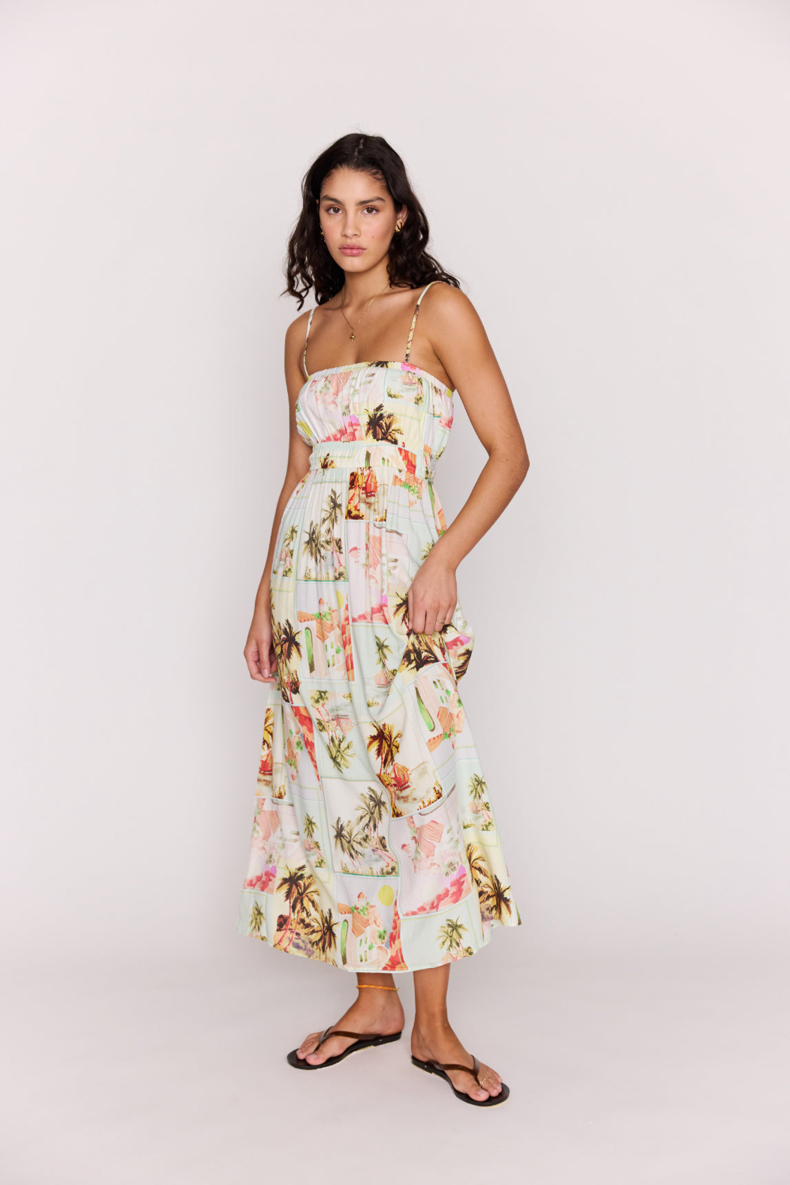 Mink Pink | Dolce Midi Sundress | Side | Vagabond | Apparel | Boutique