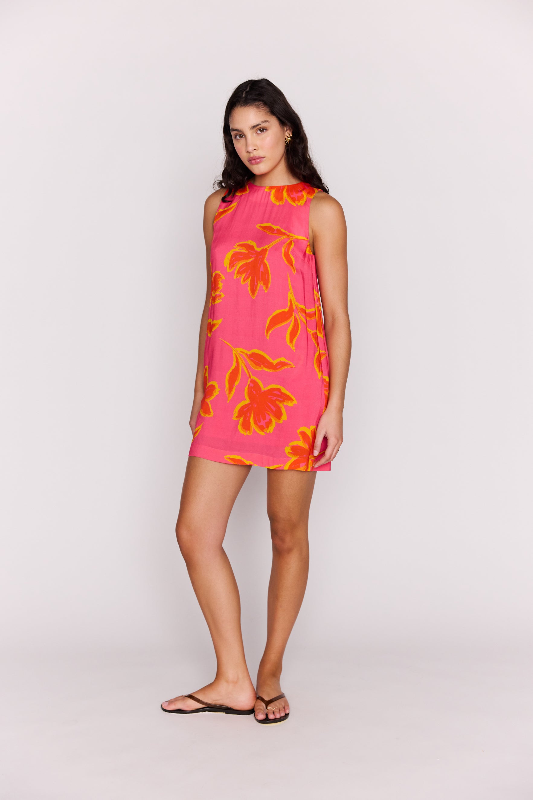 Mink Pink | Elodie Shift Mini Dress | Side | Vagabond | Apparel | Boutique