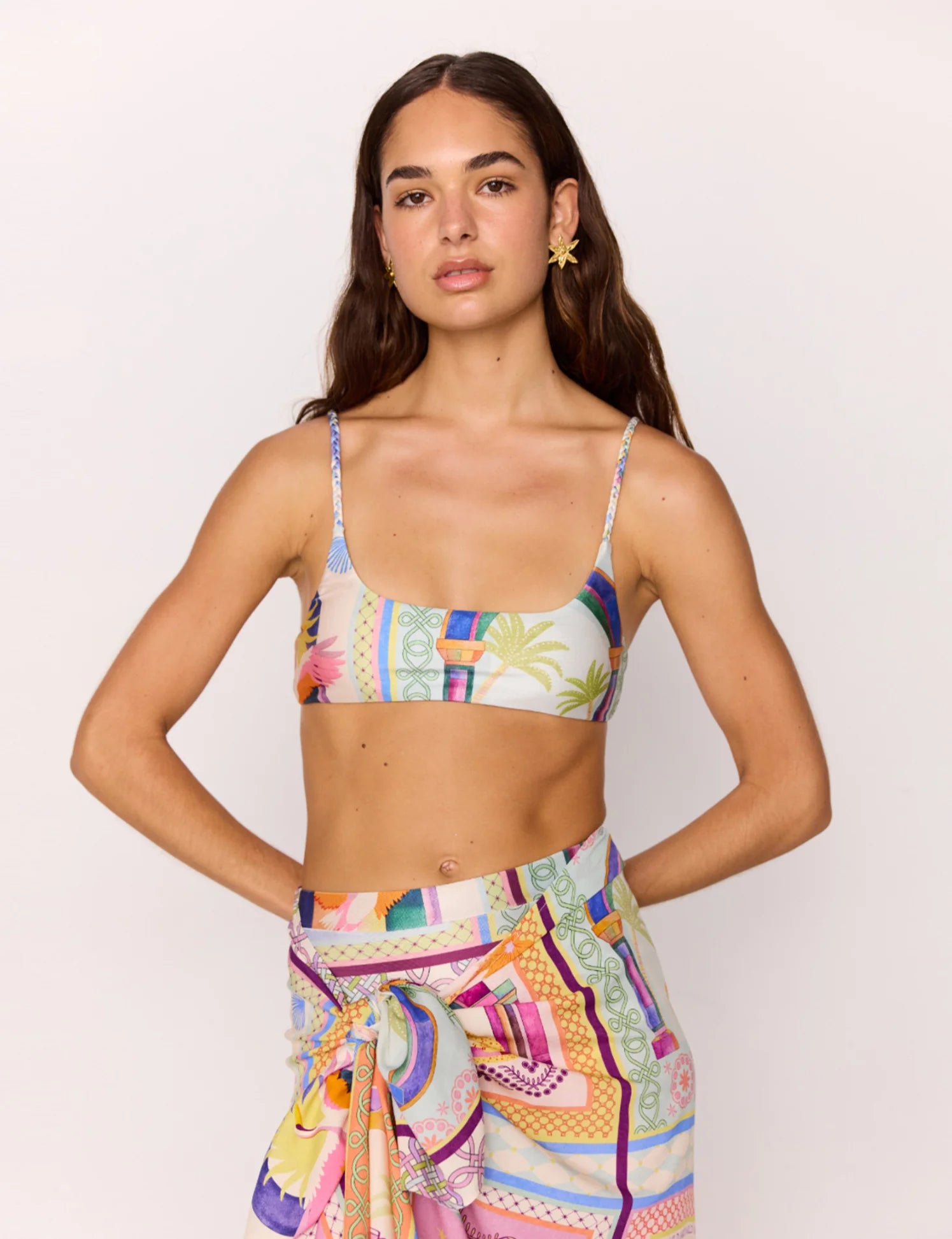 Mink Pink | Elysia Braid Strap Bikini Top | Vagabond | Apparel | Boutique