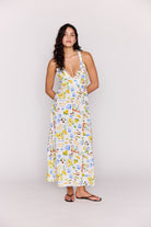 Mink Pink | Riviera Cross Back Midi Dress | Front | Vagabond | Apparel | Boutique