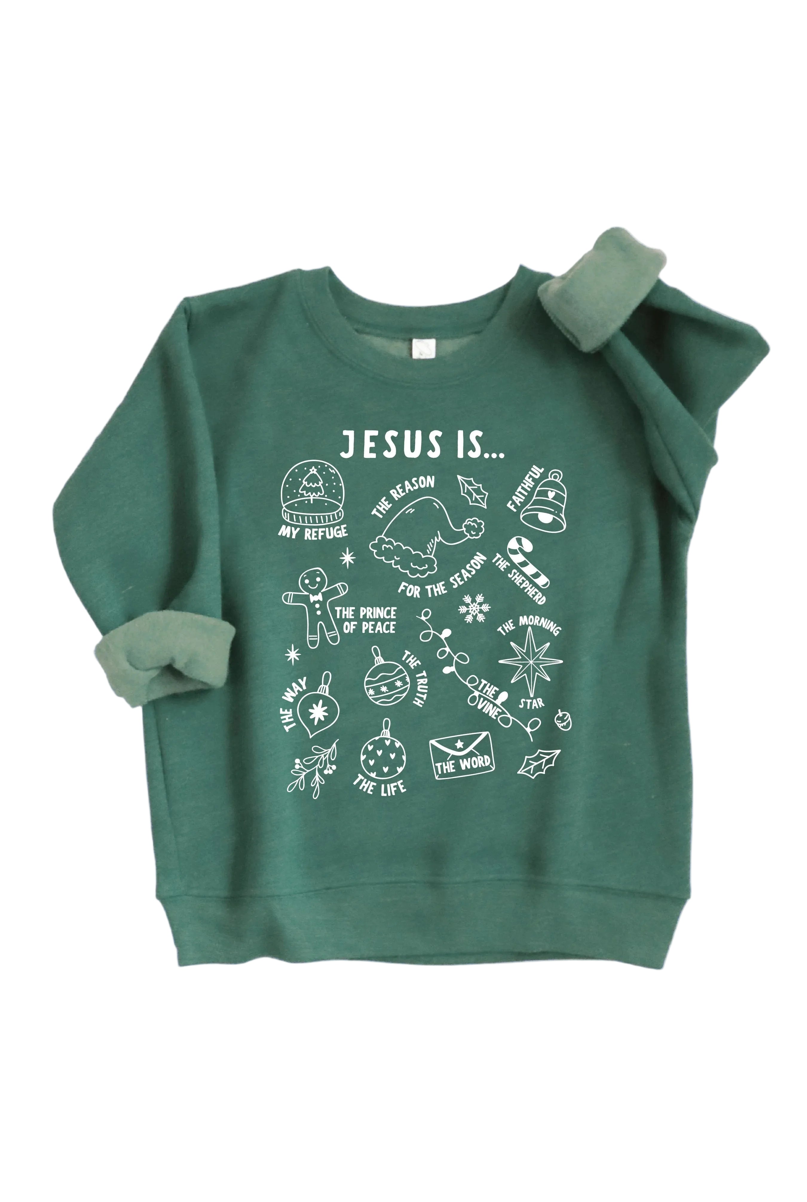 Oat Collective | Kid Jesus Is Graphic Sweatshirt | Vagabond | Apparel | Boutique