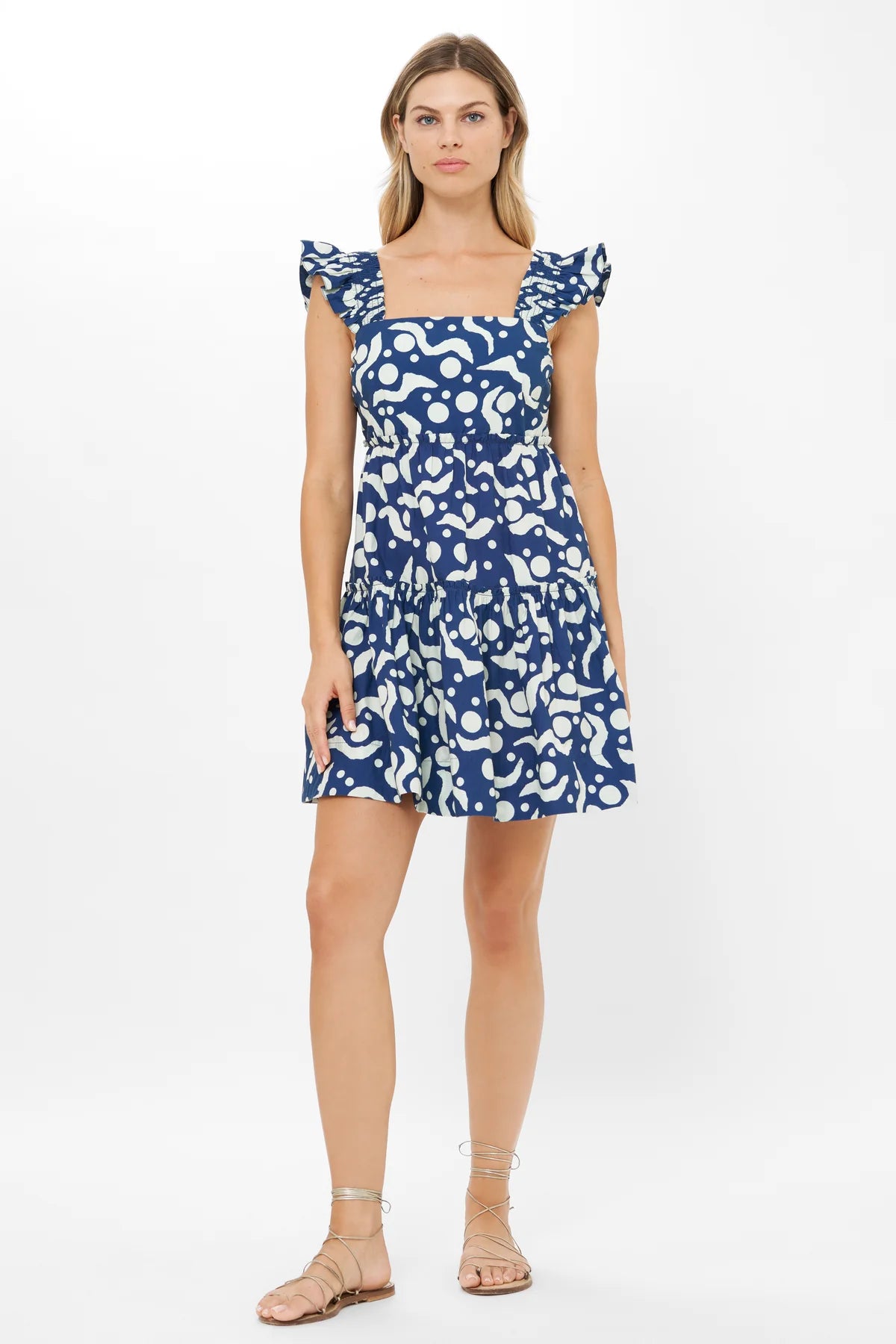 Oliphant | Smocked Square Neck Mini Dress | Vagabond | Apparel | Boutique