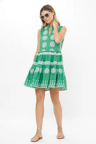Oliphant | Yoke Mini Dress | Front | Vagabond | Apparel | Boutique