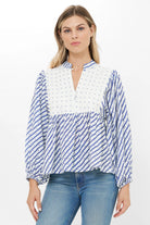 Oliphant | Mandarin Balloon Top | Vagabond | Apparel | Boutique