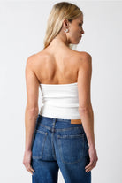 Olivaceous | Laken Top | White | Back | Vagabond | Apparel | Boutique