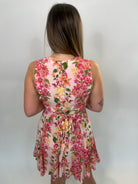 Olivaceous Dress Peach Floral | Vagabond Apparel Boutique