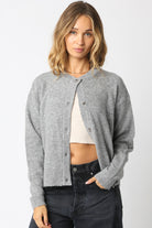 Olivaceous | Gillian Sweater | Heather Grey | Vagabond | Apparel | Boutique