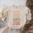 Olive & Ivory |  Frosty Rudolph Santa Jesus Sweatshirt | Vagabond | Apparel | Boutique