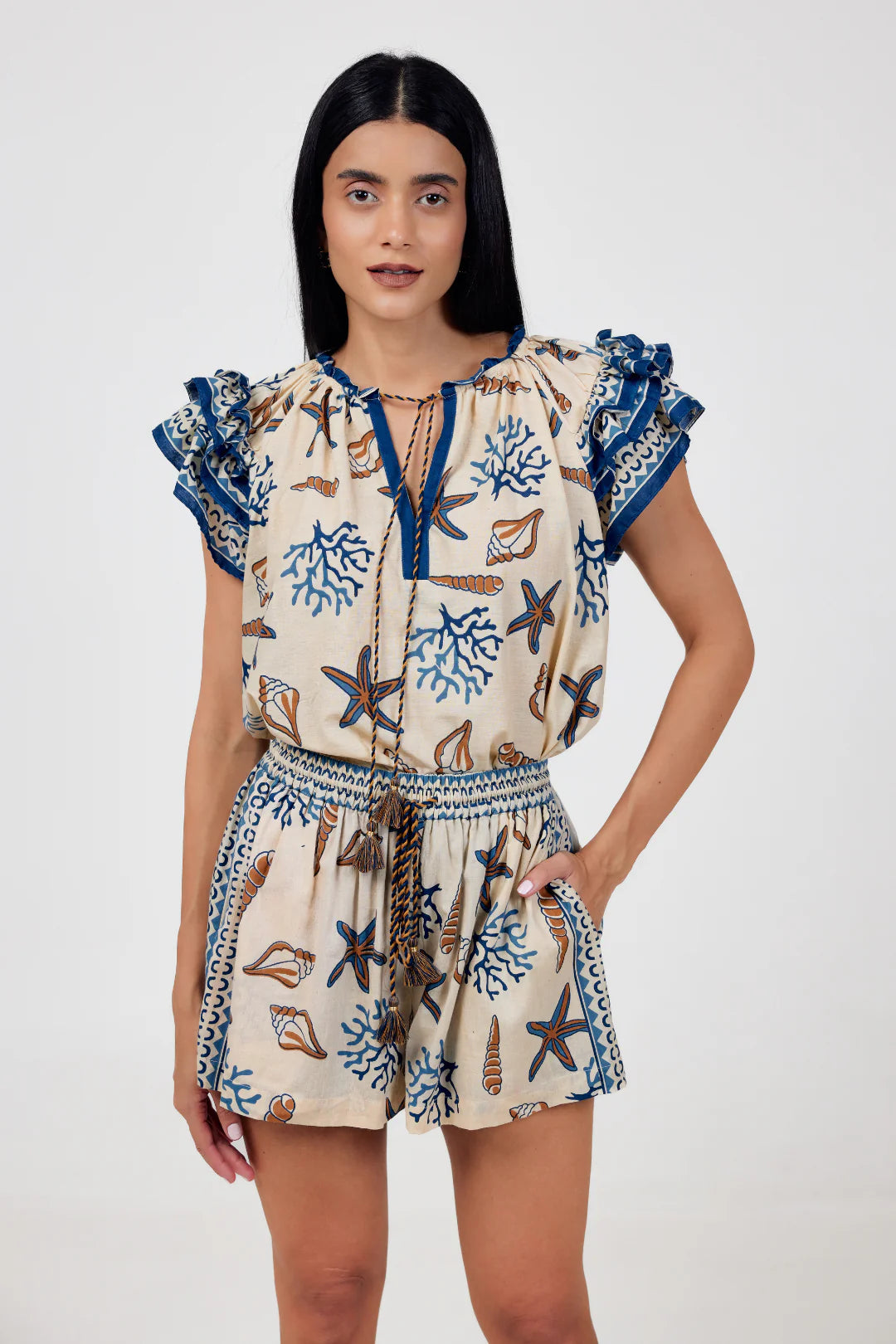 Ollari | Isla | Short | Front | Vagabond | Apparel | Boutique