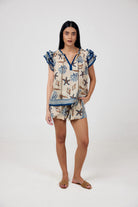 Ollari | Cove Blouse | Front | Vagabond | Apparel | Boutique