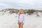 Oopsie | Daisy | Kid | Modern | Floral | Long | Sleeve | Rash |  Guard | Vagabond | Apparel | Boutique