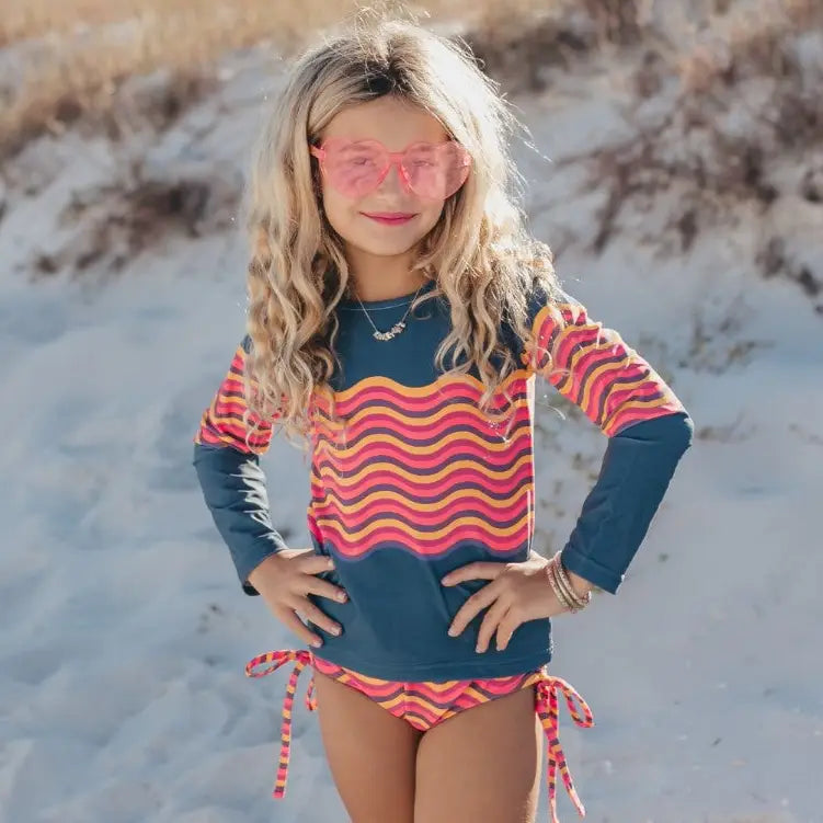Oopsie Daisy | Wavy | Long | Sleeve | Rash | Top | Vagabond | Apparel | Boutique