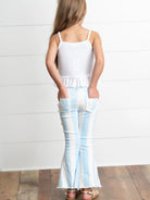 Oopsie Daisy | Stripe Flare Denim Jeans | Back | Vagabond | Apparel | Boutique