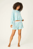 PJ Salvage | Boyfriend Boxer Ornament Print Shorts Set | Vagabond | Apparel | Boutique