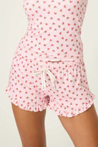 PJ Salvage | Crazy For The Holidays Ditsy Floral Print Short | Vagabond | Apparel | Boutique