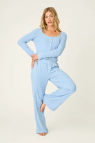 PJ Salvage | More Amour Blue Dream Pointelle PJ Set | Vagabond | Apparel | Boutique