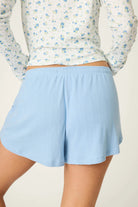 PJ Salvage | More Amour Blue Dream Pointelle Shorts | Back | Vagabond | Apparel | Boutique