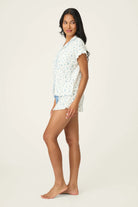 PJ Salvage | More Amour Ditsy Floral 3-Piece Pointelle PJ Set | Side | Vagabond | Apparel | Boutique