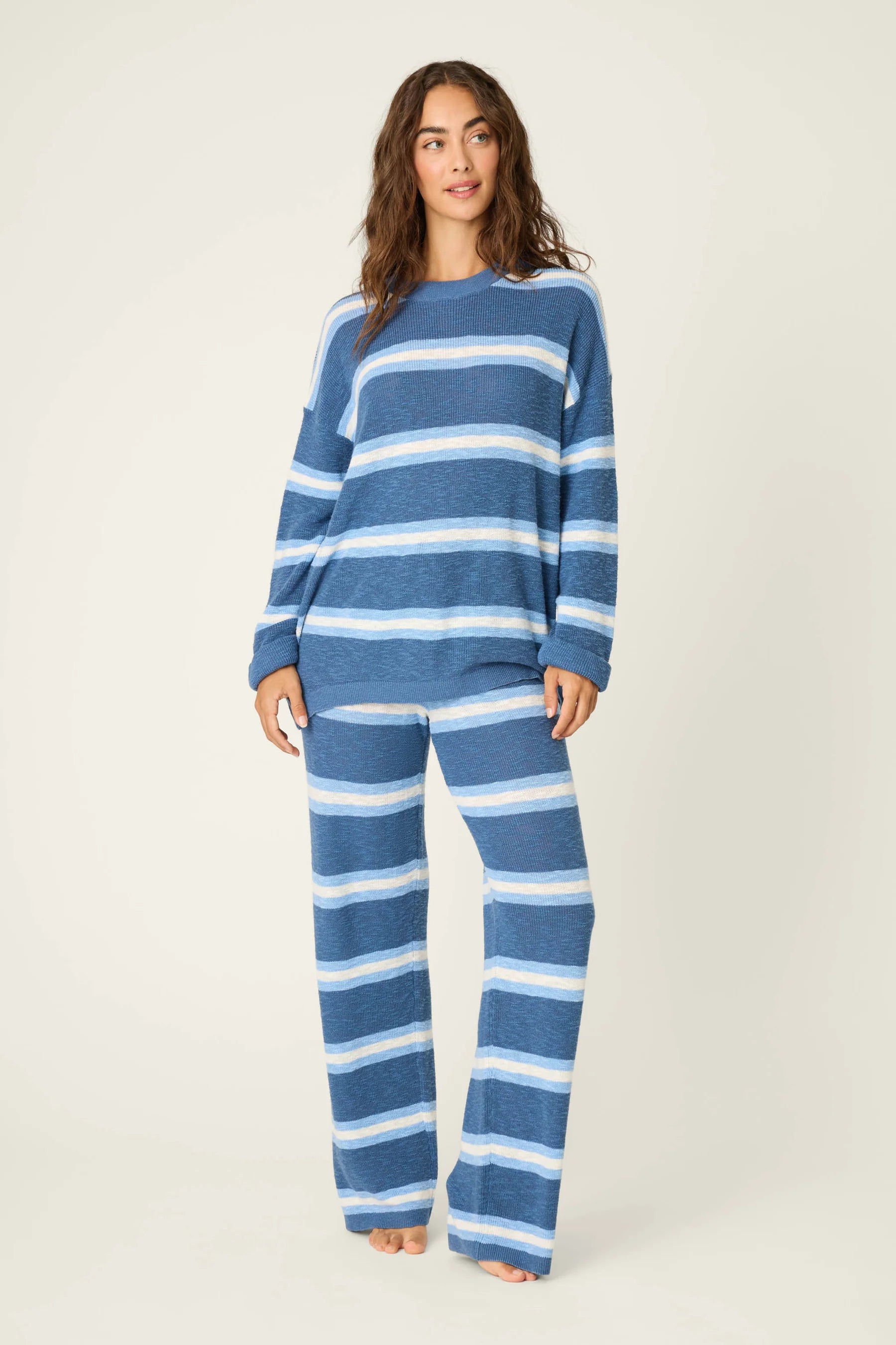 PJ Salvage | More Amour Striped Long Sleeve Top | Front | Vagabond | Apparel | Boutique