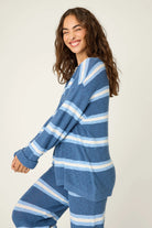 PJ Salvage | More Amour Striped Long Sleeve Top | Side | Vagabond | Apparel | Boutique