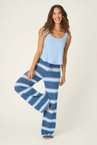 PJ Salvage | More Amour Striped Open Leg Pants | Model | Vagabond | Apparel | Boutique