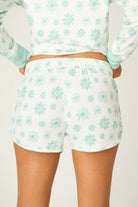 PJ Salvage | Snowflake Wishes Pointelle Shorts | Back | Vagabond | Apparel | Boutique