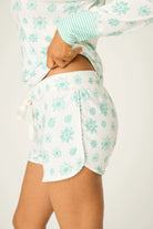 PJ Salvage | Snowflake Wishes Pointelle Shorts | Side | Vagabond | Apparel | Boutique