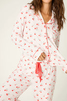 PJ Salvage | Valentine's Day Cherry Print 3-Piece PJ Set | Vagabond | Apparel | Boutique