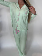 PJ Salvage | Pupcation Palm PJ Set | Close | Vagabond | Apparel | Boutique