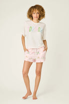 PJ Salvage | Short Pupcation Palm | Model | Vagabond | Apparel | Boutique