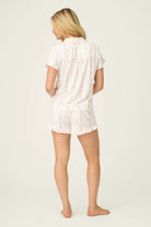 PJ Salvage | Roses Are Pink Petal Dream Pointelle 3-Piece PJ Set | Back | Vagabond | Apparel | Boutique