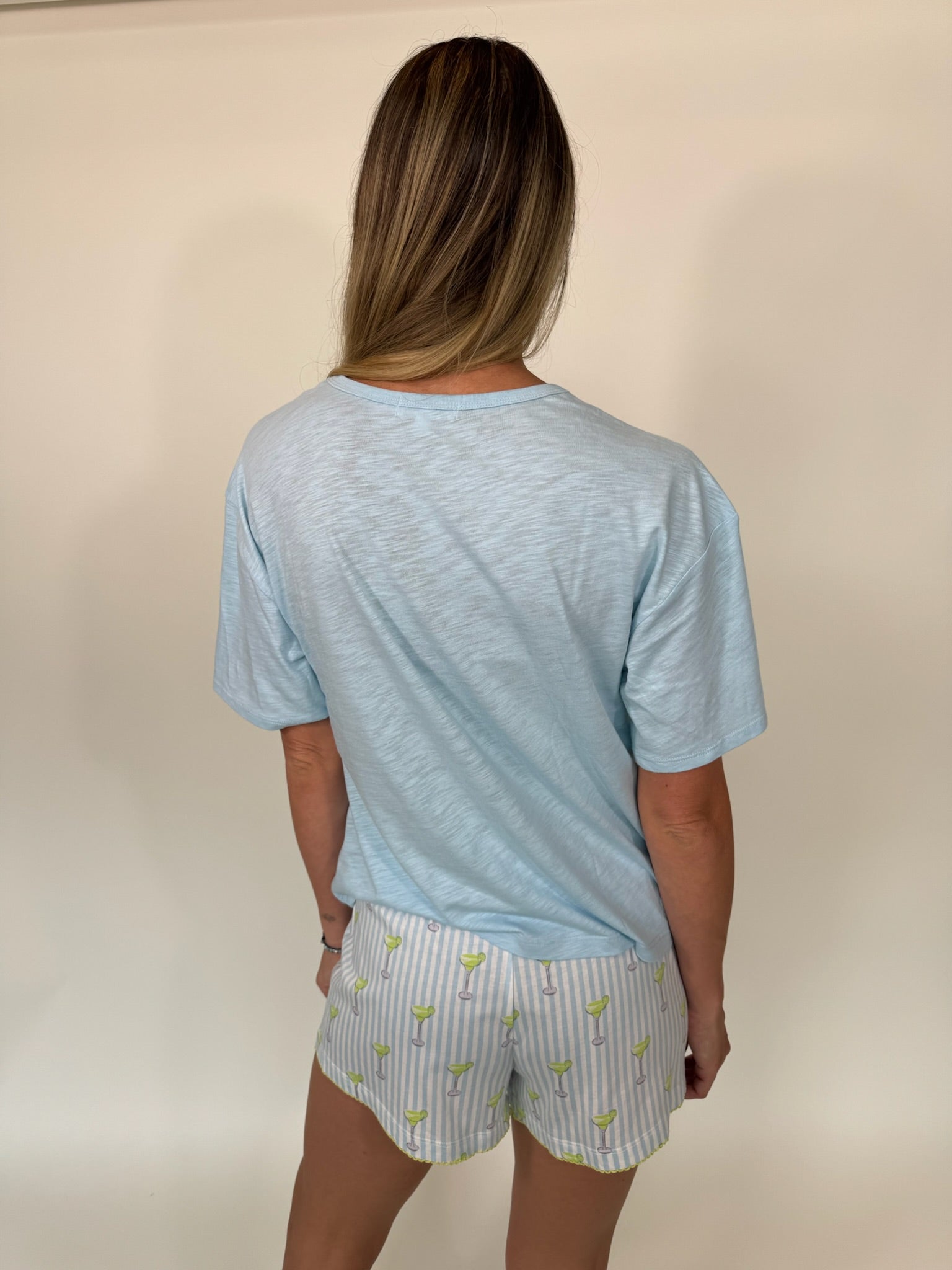 PJ Salvage | S/S Tee Playful Print Feelin Salty | Back | Vagabond | Apparel | Boutique