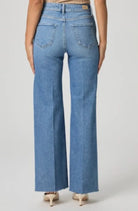 Paige | Anessa 31" Raw Hem Big Sky | Back | Vagabond | Apparel | Boutique