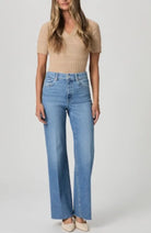 Paige | Anessa 31" Raw Hem Big Sky | Front | Vagabond | Apparel | Boutique